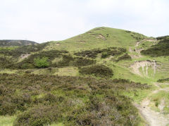 
Blorenge Tramroad tipping dock, Pen-fford-goch, June 2010